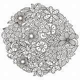 Mandala 30seconds Tip sketch template