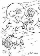 Lion Coloring King Simba Pages Shenzi Hyena Roi Book Chases Coloriage Color Disney Le Hellokids Print sketch template