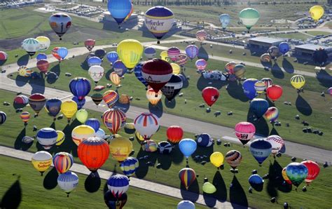 Hundreds Of Hot Air Balloons Take Off In World Record Attempt At