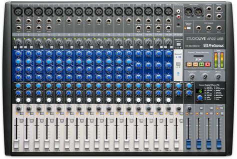 presonus announces studiolive ar usb hybrid mixer