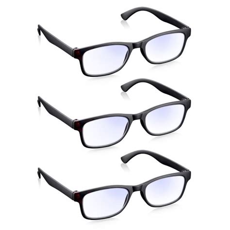 read optics packs of blue light blocking glasses no magnification