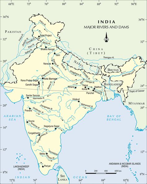 river map  india major indian rivers map whatsanswer
