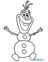 Olaf Frozen Disneyclips Tisk sketch template