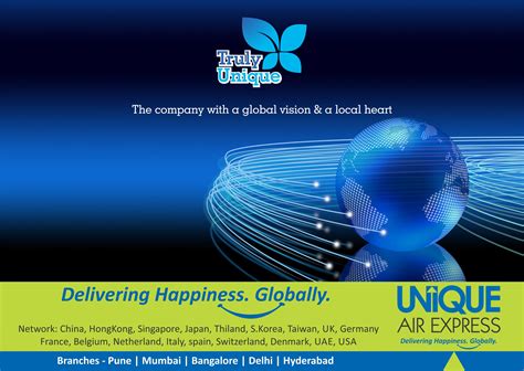 unique air express international courier logistics  company   global vision
