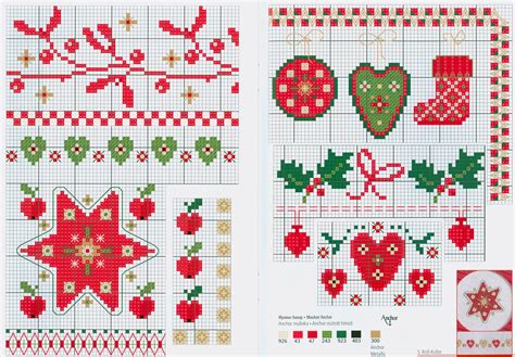 christmas cross stitch borders cross stitch patterns