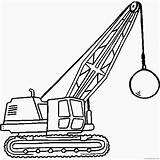 Coloring Construction Crane Pages Printable Color Vehicles Getcolorings Print Awesome sketch template