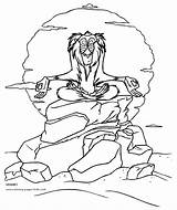 Coloring Pages Lion King Popular sketch template