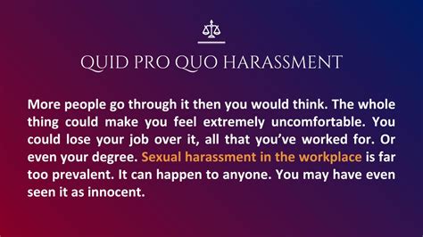 Ppt What You Need To Know About Quid Pro Quo Harassment
