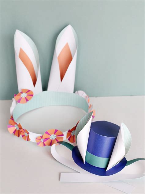 bunny ears top hat set easter crafts easter kids crafts  kids