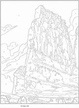 Coloring Pages Color Number Adult Landscapes Dover Numbers Books Creative Haven Landscape Publications Book American Colouring Printable Sheets Welcome Choose sketch template