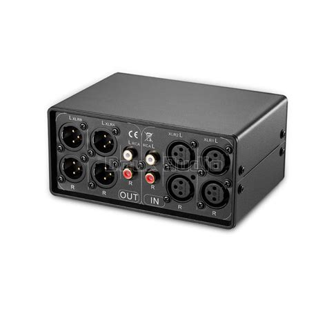 xlr balanced unbalanced stereo converter audio selector box passive preampjpg
