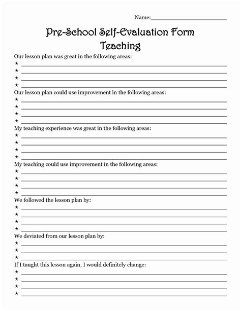 teacher application forms inspirational teacher evaluation form
