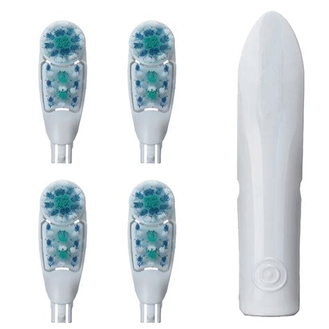 pcs battery powered toothbrush heads fits  oral  complete dual clean replacement tooth