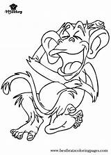 Coloring Crazy Monkey Pages Clip Library Clipart Designs Popular sketch template