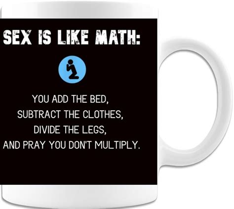 Sex Is Like Math Verry Funny 11oz Coffee Mug White Ideal Etsy