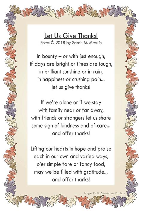 rhyme november  thanksgiving poem  activity