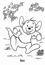 Pooh Winnie Coloring Pages Roo Kids Sheets Bear Visit Clipart Disney Books Gif Colouring sketch template