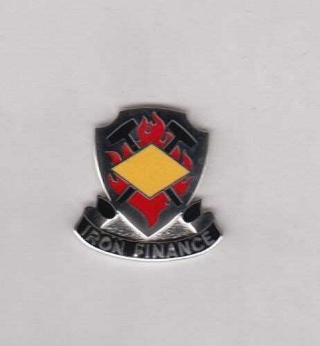 us army 8th finance battalion crest dui badge cb clutchback g 23 ebay