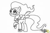 Power Fluttershy Ponies Saddle Rager Coloring Draw Drawingnow sketch template