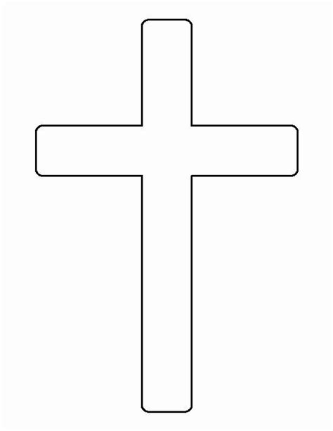 cross template  printable   printable cross coloring pages