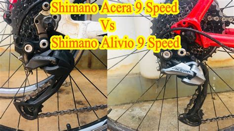 alivio  acera  shimano rear derailleur youtube