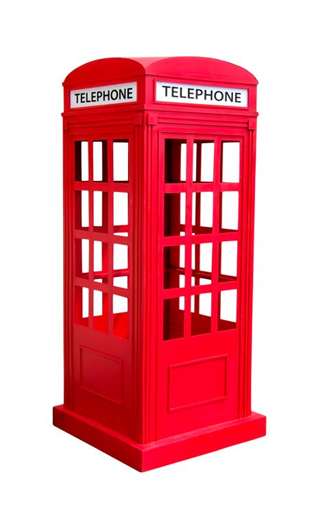 red callbox telephone booth phone booth isolated  png