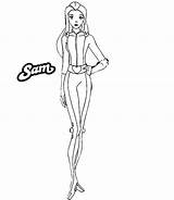 Spies Sam Coloring Pages Totally Totall Character Kids Template Print Search Case Button Using sketch template