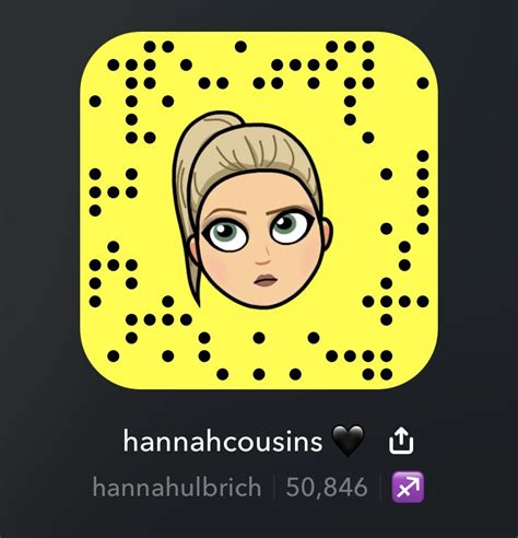 Snapchat Snapcode Add Me Hannahcousins Hannahulbrich