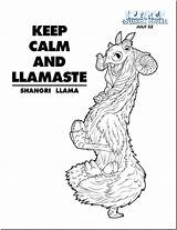 Designlooter Llamaste sketch template