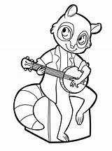 Coloring Pages Raccoon Online Virtual Cliparts Interactive Playing Drawing Line Clipart Banjo Getcolorings Getdrawings Library sketch template