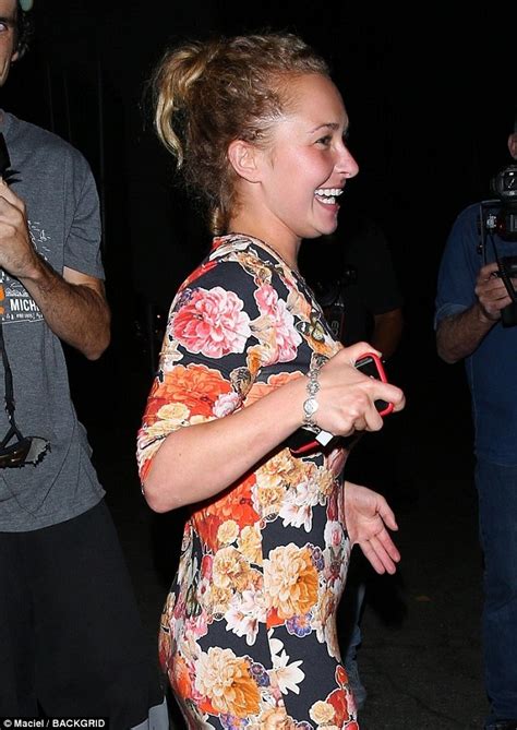 hayden panettiere goes barefoot as she leaves dinner at craig s daily