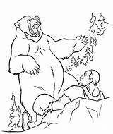Orso Oso Colorare Bear Koda Fratello Dibujos Disegni Hermano Ataques Kenai Attacchi Brother Colorkid Kolorowanka Totem Orsi Attacks Ursos Malvorlagen sketch template