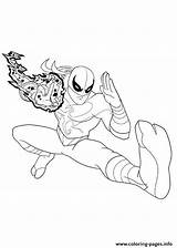 Iron Fist Spider Coloring Ultimate Pages Marvel Spiderman Man Printable Print Book Superhero Info Color Kids Coloriage Easy Fun Template sketch template