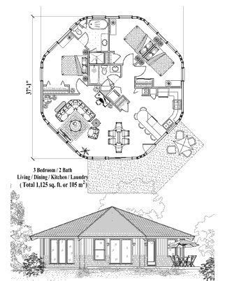 patio house plan pt   sq ft  bedrooms  bathrooms  house plans octagon