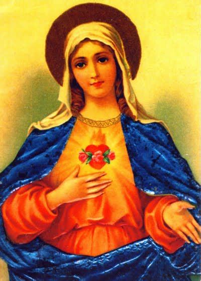 Holy Cards The Immaculate Heart Of Mary