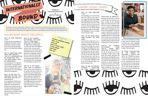 dm magazine feature article mock layout  behance