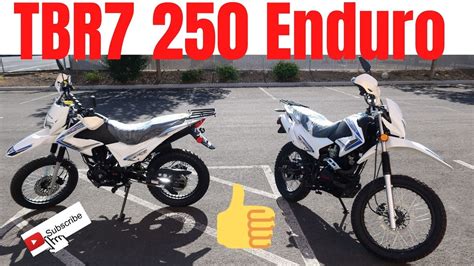 tao tbr  enduro motorcycle review  white update youtube