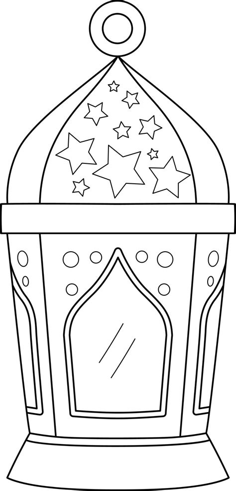 premium vector ramadan lanterns coloring page vector vrogueco