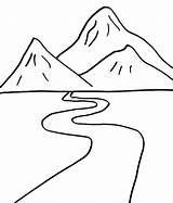 Berge Bergen Ausmalen Berglandschaft Berg Malvorlage Gebirge Skizze Malvorlagentv Kostenlose Newlyweds Gipfel 1ausmalbilder Appliques sketch template