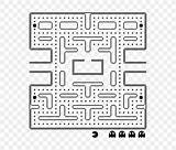 Pac Pacman Maze Coll sketch template