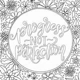 Coloring Pages Inspirational Motivational Printable Adult Quotes Color Zentangle Zen Colouring Sheets Quote Adults Words Kids Book Cool Books Sold sketch template