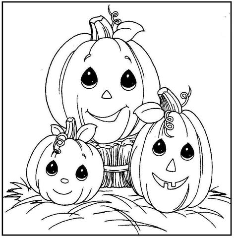 cute fall pumpkin coloring page thiva hellas