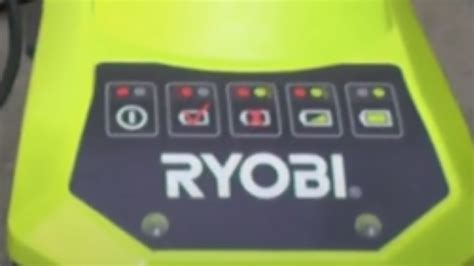 ryobi flashingblinking red green yellow orange light portablepowerguides