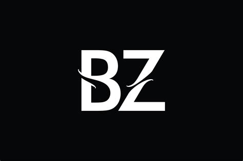 bz monogram logo design  vectorseller thehungryjpeg