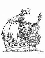 Kleurplaat Kleurplaten Piraat Piet Piratenschip Piratenboot Schip Piraten Scheve Schuit Pirat Pirates Gratis Coloriages Leukvoorkids Zeilschip Malvorlage Barco Piratenschiff Mandalas sketch template