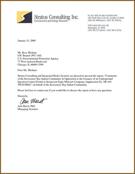 printable formal business letter template