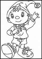 Noddy Coloring Pages Sheet Toyland Dancing Cute Ultimate Popular sketch template