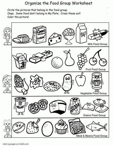healthy food coloring pages healthy food coloring pages  unhealthy