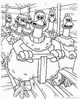Coloring Pages Chickens Chicken Run Comments sketch template
