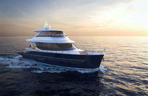 burger boat company introduces  burger  motor yacht concept great lakes boating